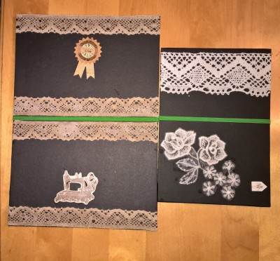 Ohjekansiot kuivumassa